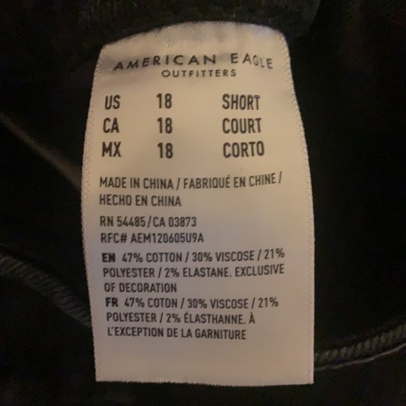 American Eagle NWT High Rise Destroyed Jeggings - Picture 15 of 16